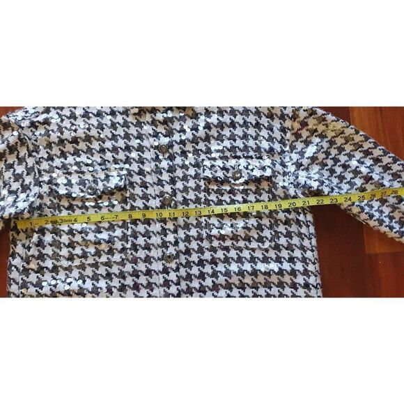 LIMITED EDITION Zara Houndstooth Overshirt, Sze M - Picture 12 of 15